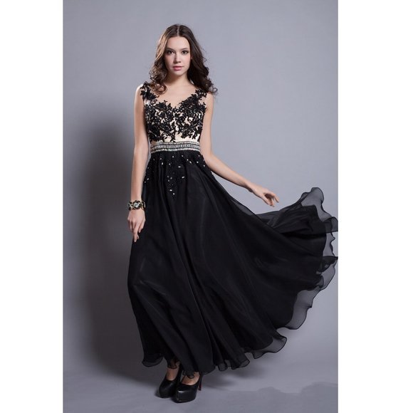 Meier Collection Dresses & Skirts - NEW Women's Formal V-neck Rhinestones beaded Long Evening Gown prom dress